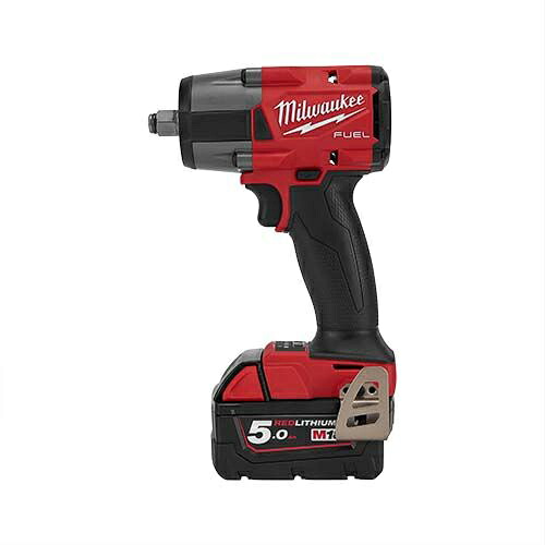 ▲●u.ミルウォーキー/Milwaukee 【M18FMTIW2F12-502XJP】M18 FUEL 1/2in 745Nm 差しひびき鍵 (申し受ける器・蓄電池2個付)