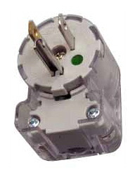Я明工社 【ME7074(10個入)】UL・CSA 医用接地L形プラグ 5-15P 定格15A 125V|クローバー資材館