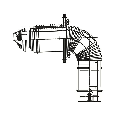 ●ψパロマ 給湯機 部材【TFW-110×75C-400UL】(42804) 直出しウォールとっ始め 室内よりとっ始め打っ付け印字機 当て嵌める壁厚活動の領域350～450粍