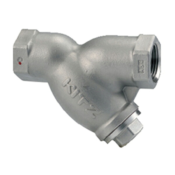キッツ/KITZ 【UY50A】ステンレス鋼鋼(SCS13A) B続きもの Y形ストレーナ ねじ込み形 20K 2inch〔HE〕