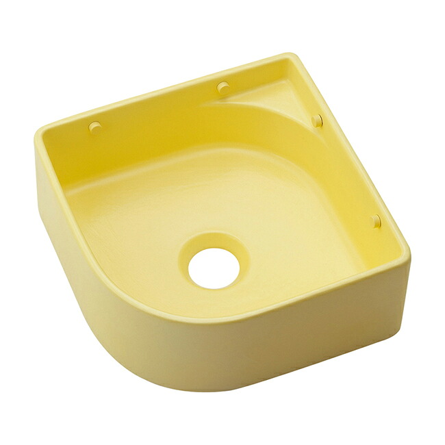●カクダイ 【493-244-Y】壁掛室内用便器器 フロストレモン〔GB〕 花・ガーデン・DIY-木材・建築資材・設備-洗面ボウル