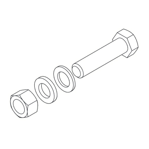 ♪ノーリツ ガス機器 部材【0709867】M16ボルト-パッキン65A SET 受注約1ヶ月