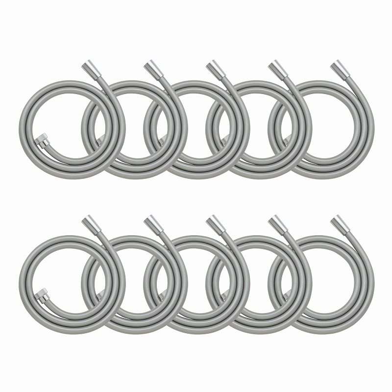 カクダイ/GAONA/ガオナ 【GA-FK148】INAX用シャワーホース 1.6ｍ 10本入り シルバー 交換用 これエエやん〔▽〕