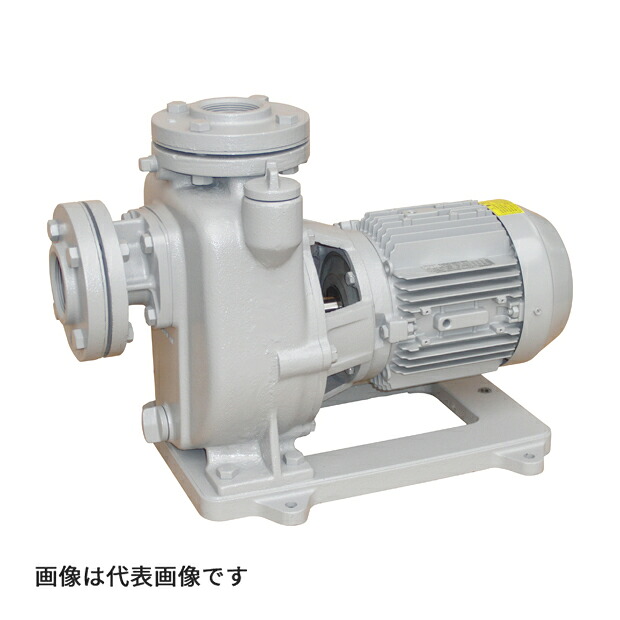 ●寺田 テラダ揚水機 【MPJ6-65.51E】セルプラモーターポンプ MPJ形(2極) 力学的消印式(陶器×炭素) 原動機付 60サイクル 差しわたし80粍 最終生産物5.5kW〔FJ〕