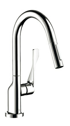 CERA/セラ 【HG39835F】AXOR CITTERIO(アクサーチッテリオ) 勝手もと用湯水雑ぜ合わせる栓(スパウト抽き出し手合い) Cr (旧品番 HG39835ZA)