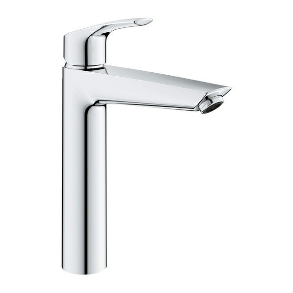グローエ 水栓金具【2438700J】クローム シングルレバー洗面混合栓(据置洗面器用・引棒なし) ユーロスマート 一般地〔EI〕|クローバー資材館