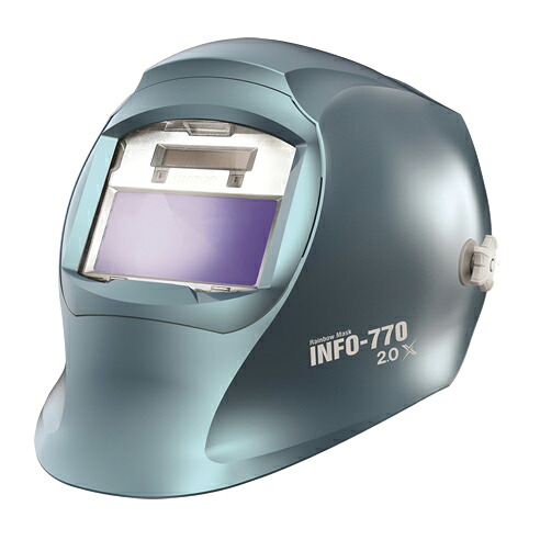 ●&part;マイト工業 遮光面【INFO-770-H】レインボーマスク (ヘルメット装着タイプ)｜クローバー資材館