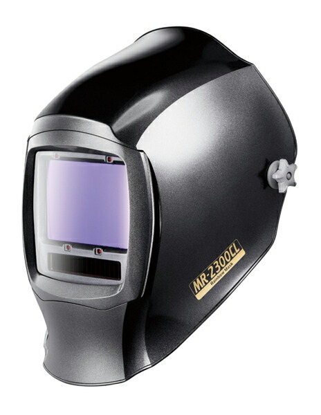 ●∂マイト工業 遮光面【MR-2300CL-H】レインボーマスク (ヘルメット装着タイプ)