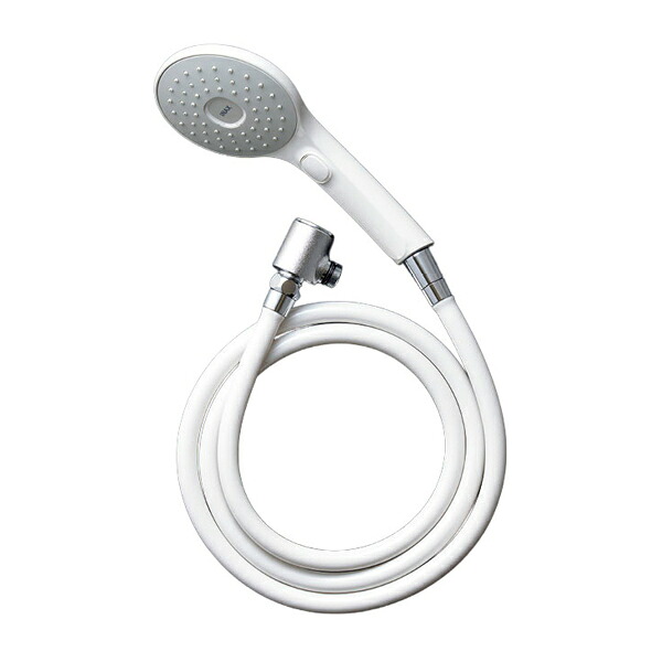 INAX/LIXIL 【BF-SJ7MBE(1.8)-AT】シャワーホースセット エコアクアPlusスイッチ付 樹脂製ホース：1.8m〔EJ〕