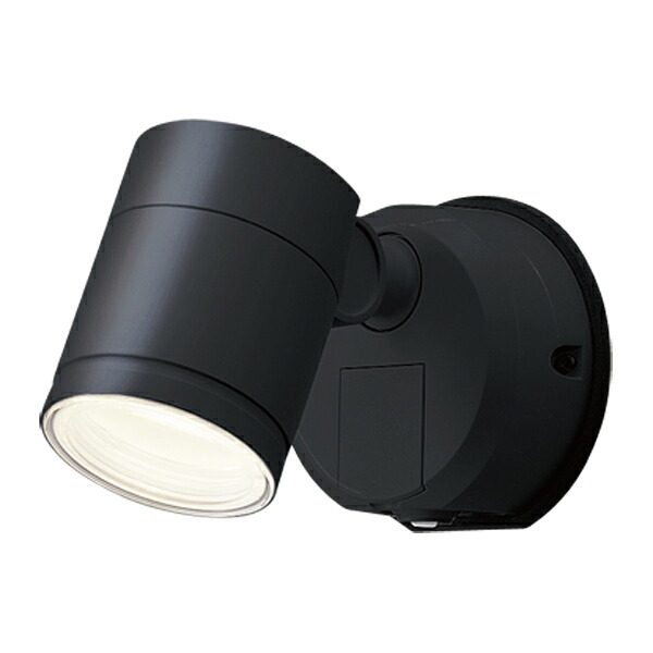 βパナソニック 照明器具【LSPSC100LCE1】エクステリアスポットライト センサあり 電球色 調光不可 拡散 LEDランプ交換可能 オフブラック 防雨型 {EE}｜クローバー資材館