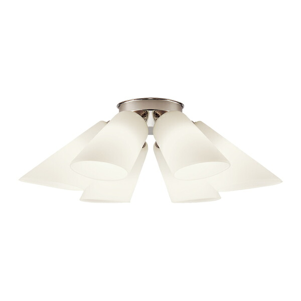 ▲βパナソニック 照明器具【LGB57602Z】シャンデリア U-ライト方式 ~6畳 電球色 40形電球6灯器具相当 LED電球交換可能 受注生産 {E}