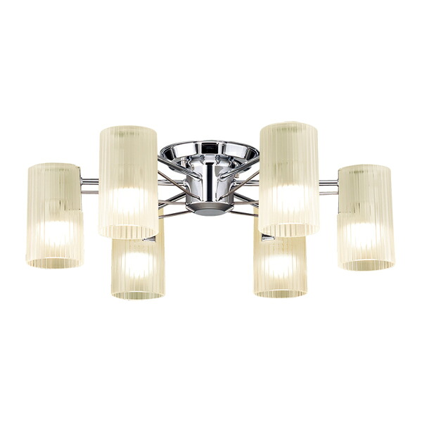 ▲βパナソニック 照明器具【LGB57650Z】シャンデリア U-ライト方式 ~6畳 電球色 40形電球6灯器具相当 LED電球交換可能 {E}