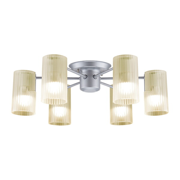 ▲βパナソニック 照明器具【LGB57653Z】シャンデリア U-ライト方式 ~6畳 電球色 40形電球6灯器具相当 LED電球交換可能 {E}