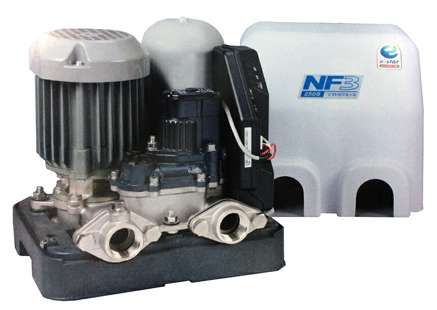 川本ポンプ【NF3-400T】三相200V 400W ソフトカワエース 浅井戸用 単独運転〔EA〕|クローバー資材館