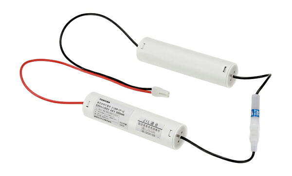 β東芝 照明器具用部品【2-2HR-CY-LEB】誘導灯・非常用照明器具交換用蓄電池 ニッケル水素蓄電池 4.8V3000mAh {X}