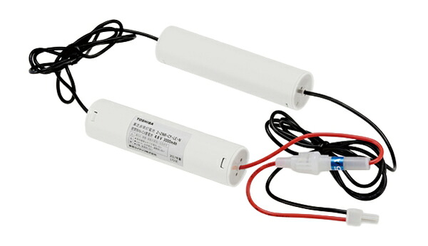 β東芝 照明器具用部品【2-2HR-CY-LENB】誘導灯・非常用照明器具交換用蓄電池 ニッケル水素蓄電池 4.8V3000mAh 受注生産 {X}