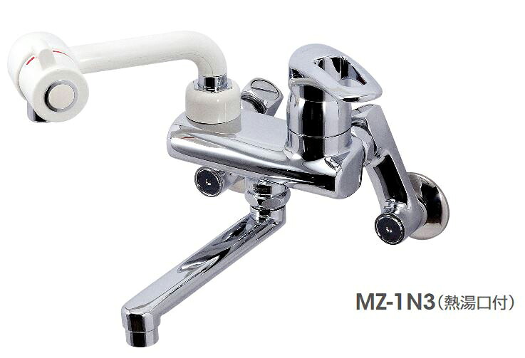 イトミック 水栓金具【MZ-3N3PE】節湯対応型 まぜまぜ 立ち上がり配管型〔GI〕｜クローバー資材館