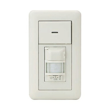 β神保電器 架線物の具【WJH03119PW】ピュアホワイト J・WIDE続きもの 壁用 3路御引き回し取り替えっこ＋感熱センサスイッチ