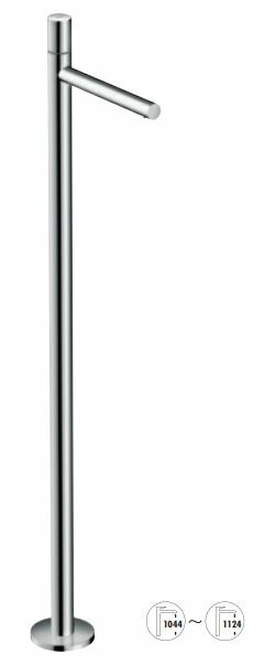 ハンスグローエ【45037000】アクサーウノ 床付式洗面混合水栓 ゼロハンドル 受注生産〔EI〕