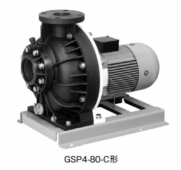 ●川本揚水機【GSP4-806CE3.7】60サイクル 自吸式可塑性物質揚水機 三相200V 3.7kW GSP4形 カワホープ 塩水用〔GF〕 花・ガーデン・DIY-電動工具本体