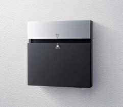 Юパナソニック 宅配ポスト【CTCR2153TB】鋳鉄ブラック 前入れ・後出し 壁埋め込み・専用ポール取付 戸建住宅用 宅配ボックス 郵便ポスト COMBO-F｜クローバー資材館
