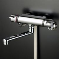 KVK 水栓金具【KF800WTMB】サーモスタット式シャワー メタリックホース・メタルヘッド付冷ややかさ地用〔HB〕