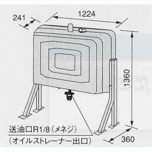 ●♪ノーリツ オイルタンク【FT-200SW】石油給湯器用 41,092円