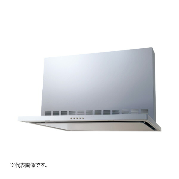 ●高須産業 レンジフード【WNBS-K905CDMSIR】スリム型フード／ノンフィルタータイプ シルバー シロッコファン 幅900mm 右排気 受注約2週〔▽〕｜クローバー資材館