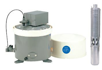 テラル 深掘り井戸用翦断応力貯蔵タンク式水中揚水機【25TWS-T5.4S-11】50サイクル 単相100Ｖ〔FA〕