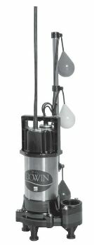 エバラ/荏原【50DWVJ5.4B】樹脂製汚物・汚物用水中ポンプ 自動交互内蔵型 0.4kW 三相 50Hz〔GA〕
