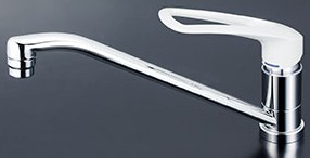 KVK 水栓金具【KM5011ZC2R3】流し台用シングルレバー式混合栓 寒冷地用 300mmパイプ付〔HB〕