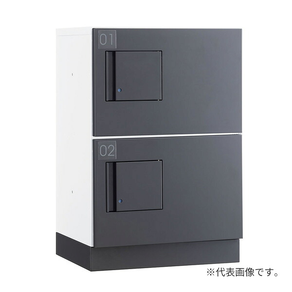 ●u.ダイケン 宅配ボックス【TBX-F1SS-WG】前入れ前出し スチール(粉体焼付塗装) TBX-F1型 標準扉 防滴・共有仕様 機械式プッシュボタン錠 受注生産