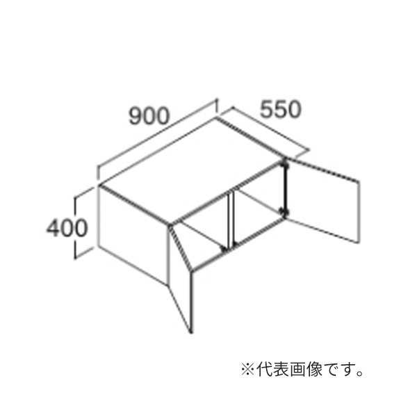 ●INAX/LIXIL 洗面かざり付ける台 クレヴィ【RAU-906C】アッパー収納家具 ご機嫌品位 間口900粍 うしろ押しラッチ扉 受注生み出すこと〔HB〕