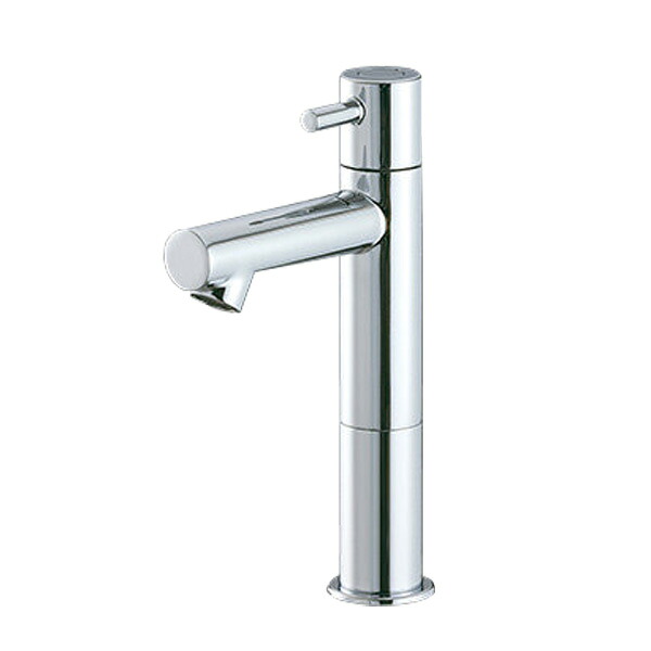 KVK 水栓金具【KL180D18】立水栓 (単水栓) ロングボディ 一般地・寒冷地共用 給水専用 逆止弁なし〔HB〕