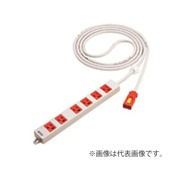 パナソニック 配線器具【WFA66367R】ハーネス用OAタップ キャブタイヤケーブル付 コンセント口数6 キャブタイヤケーブル3m レッド 受注約1ヶ月