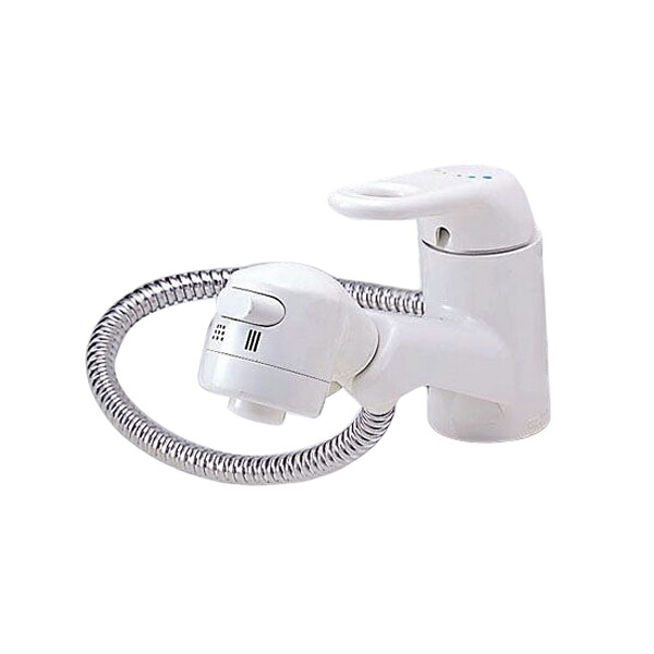 INAX/LIXIL 水栓金具【SF-45S】ホース露出式 シングルレバー 洗髪 シャワー混合水栓 一般地〔EJ〕