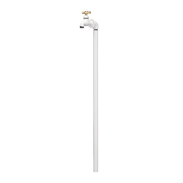 ●ミズタニバルブ工業 【MP-1Pi-WH】Piprop パイプロップ シングルゼット (水栓1口付) 白〔FG〕