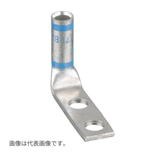 Яパンドウィット 【LCD6-14AF-L(50個)】Pan-Lug スズメッキ銅圧縮コネクタ ラグ 標準長バレル（点検窓付き）