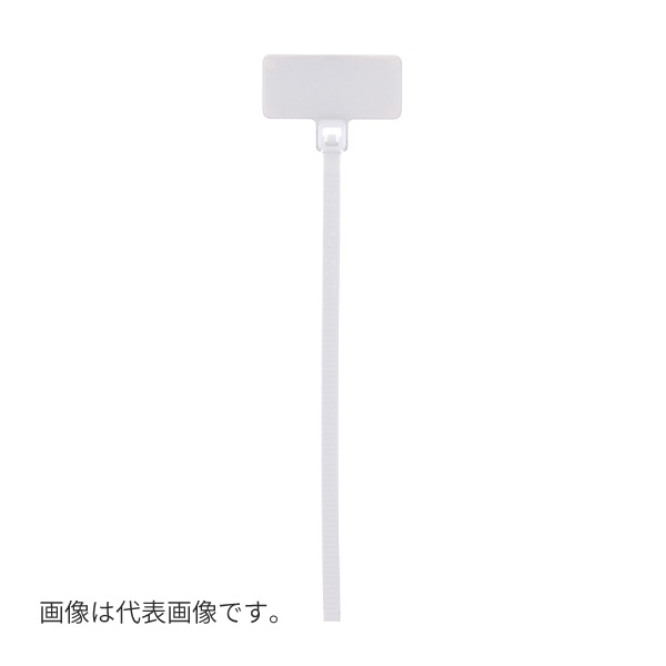 Яパンドウィット 【PLF1M-M(1000本)】Pan-Ty マーカータイプナイロン結束バンド ナイロン6.6 白 PLFシリーズ(旗型表示)