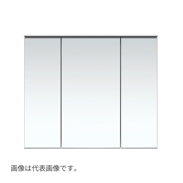●TOTO 【LMZB075G3GLC2A】化粧鏡 ドレーナ ミラーキャビネット三面鏡(上ワイド照明) タッチレスワイドLED照明 エコミラーあり 間口750 受注約2週〔GG〕｜クローバー資材館