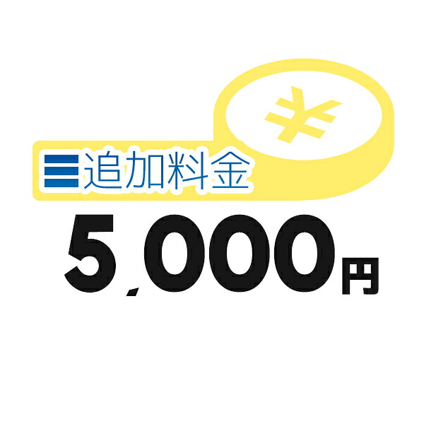 《追加料金・5千円分》追加料金決済かご【5000円】