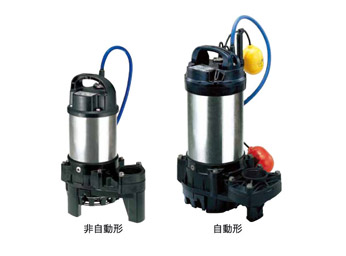 ●ツルミポンプ【80TMA23.7】塩水用 水中チタン揚水機 三相200V〔固定ディスク〕