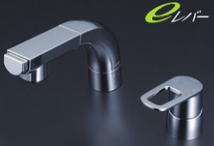 KVK 水栓金具【FSL120DZET】シングルレバー式洗髪シャワー 寒冷地用〔HB〕|クローバー資材館