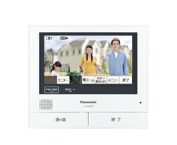 パナソニック テレビドアホン【VL-VH673K】増設管する(ワット数吊りひも式、直結式兼用)