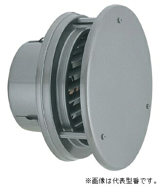 バクマ工業【WD-200G】丸型防風板付換気口 防火ダンパー付 シルバーメタリックライト〔HI〕
