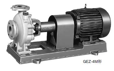 ●川本ポンプ【GEZ1255-4ME3.7】50Hz 海水用 ナイロンコーティング 三相200V GEZ-4M形 カワホープ〔GA〕
