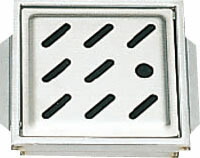 INAX/LIXIL 枠付水抜き目皿【PBF-WM2-15】大きさ：145×145×31〔FG〕