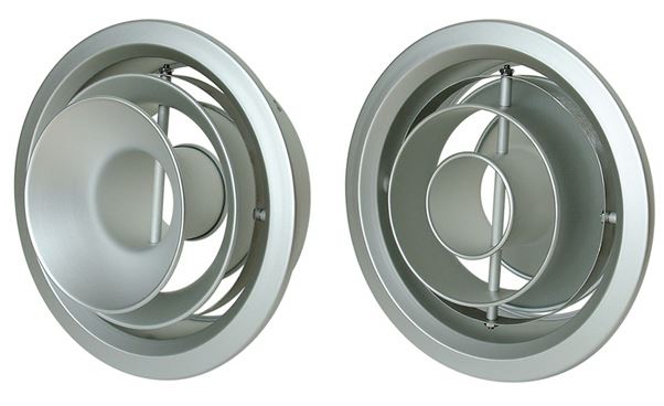 ≧西邦工業/SEIHO【NX8】空調用吹出口 アルミニウム制リバーシブルターボノズル〔GI〕