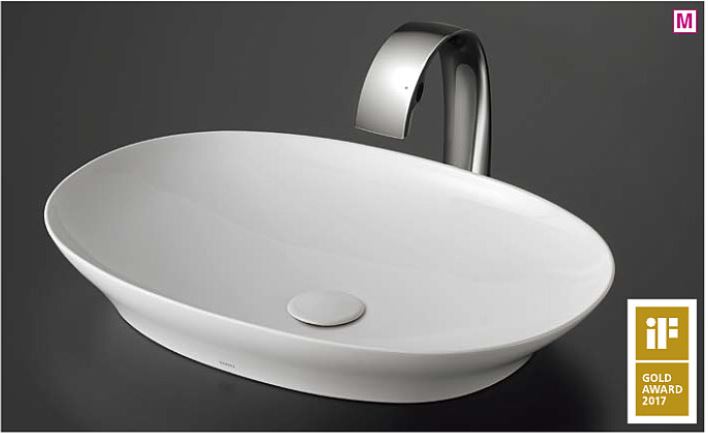 ●TOTO カウンター式洗面器 セット品番【LS902#NW1+TLP01S01J】ベッセル式 ホワイト 台付自動水栓(サーモ・AC100V) 床排水金具(Sトラップ)