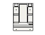 ●クリナップ ミラーキャビネット【M-L751GAEH】BGAシリーズ 1面鏡 くもり止めヒーター有り LEDランプ 間口75cm〔IB〕｜クローバー資材館